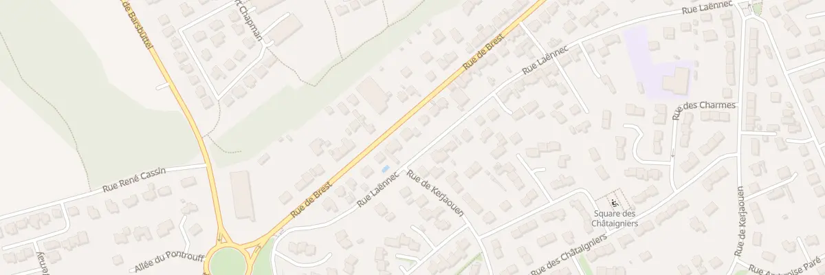 Plan du 139 Rue de Brest à Guipavas
