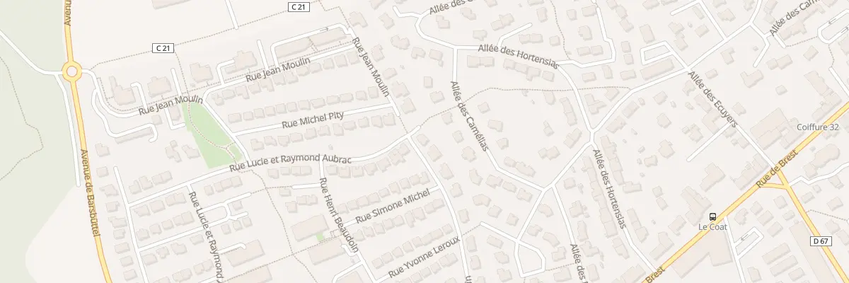 Plan du 475 Rue Henri Beaudoin à Guipavas
