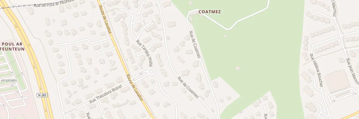Plan du 22 Rue Coatmez au Relecq-Kerhuon