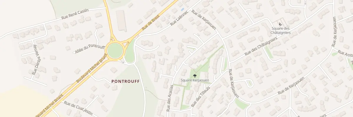 Plan du 18 Rue des Acacias à Guipavas