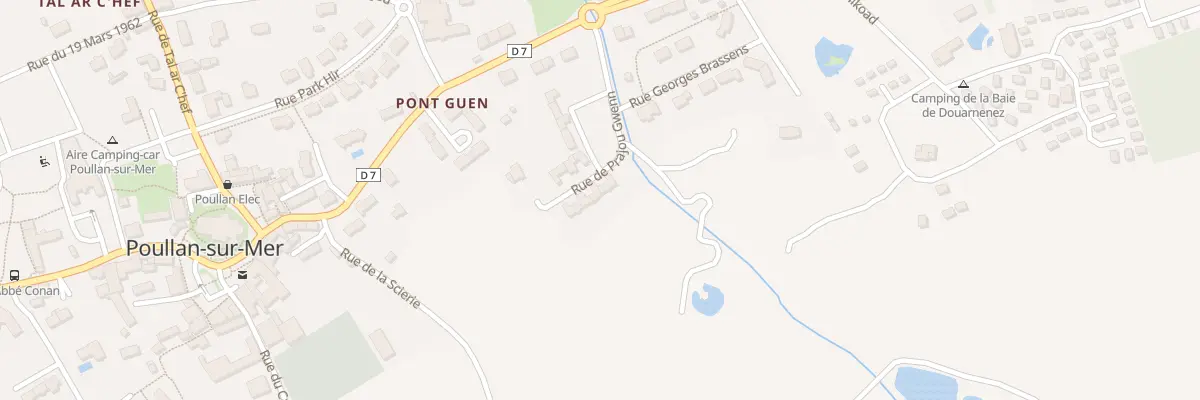 Plan du 3 Rue de Prajou Gwenn à Poullan-sur-Mer