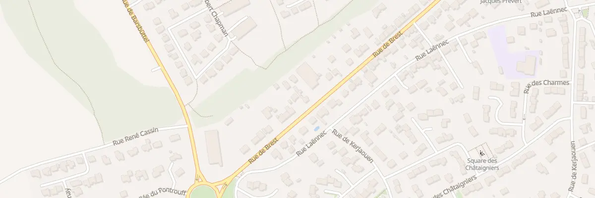 Plan du 144 Rue de Brest à Guipavas