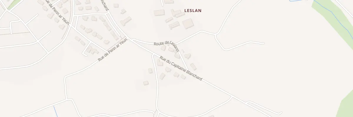 Plan du 6 Rte de Leslann à Poullan-sur-Mer