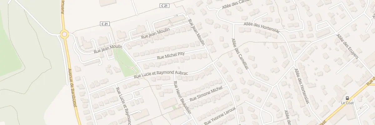 Plan du 135 Rue Michel Pity à Guipavas