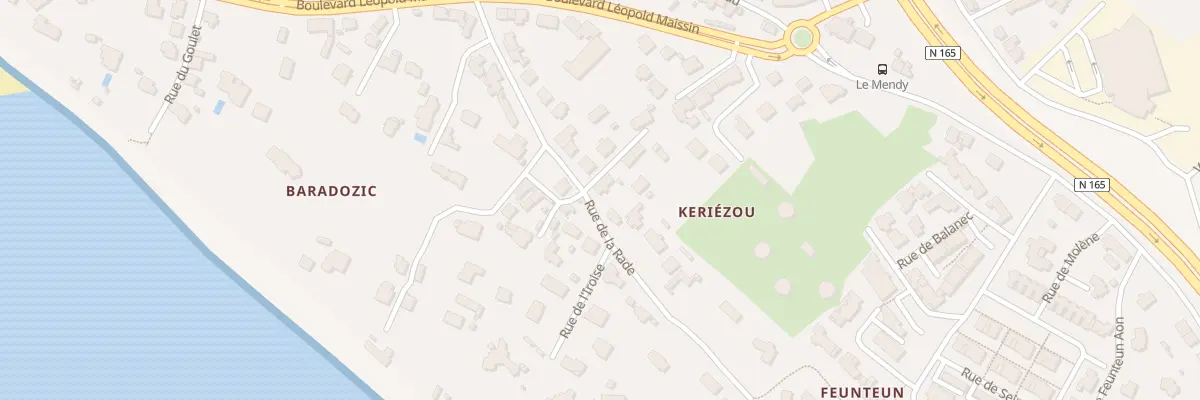 Plan du 2 Rue des Mouettes au Relecq-Kerhuon