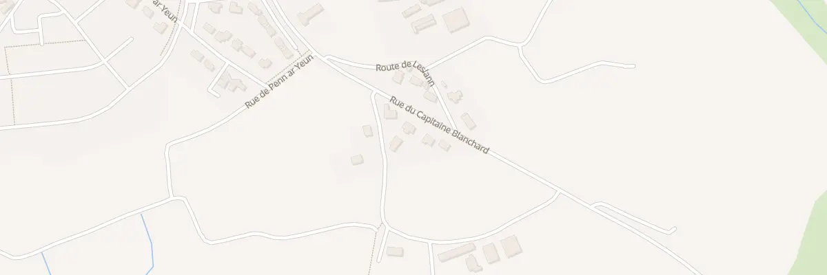 Plan du 14 Rue du Capitaine Blanchard à Poullan-sur-Mer