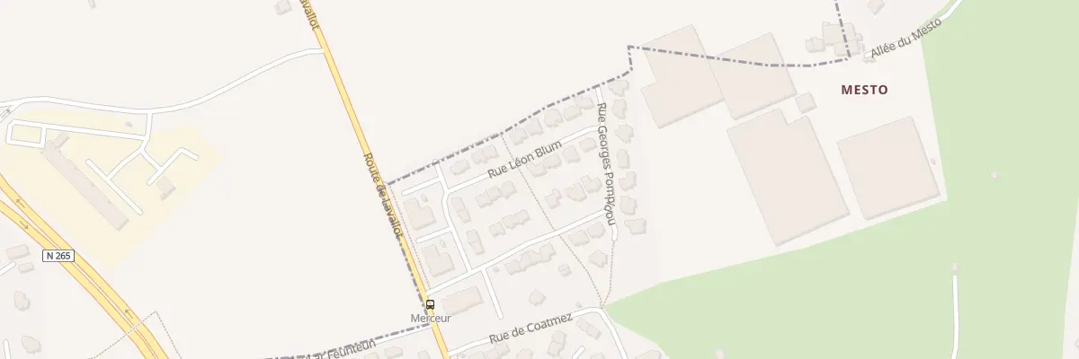 Plan du 155 Rue Léon Blum au Relecq-Kerhuon