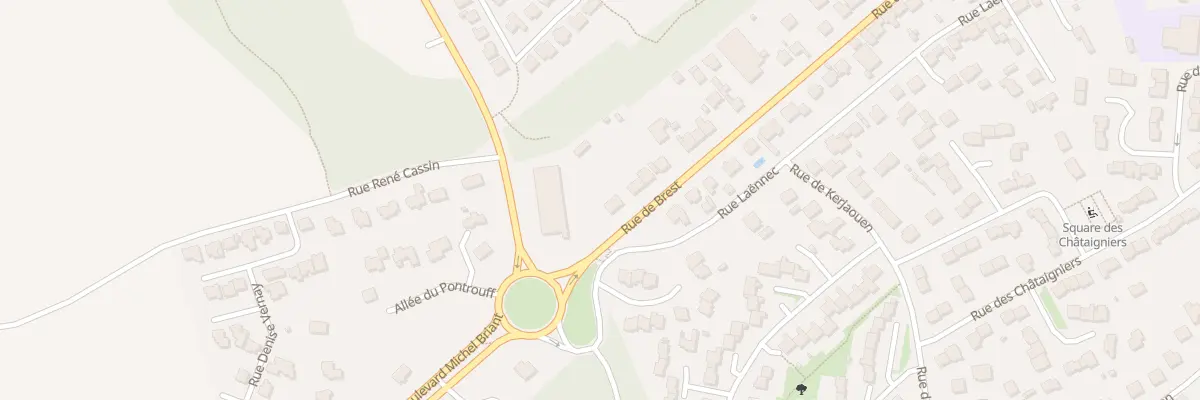 Plan du 160 Rue de Brest à Guipavas