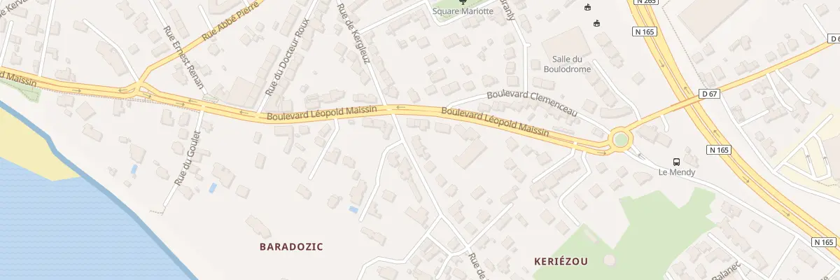 Plan du 1 Rue de la Rade au Relecq-Kerhuon