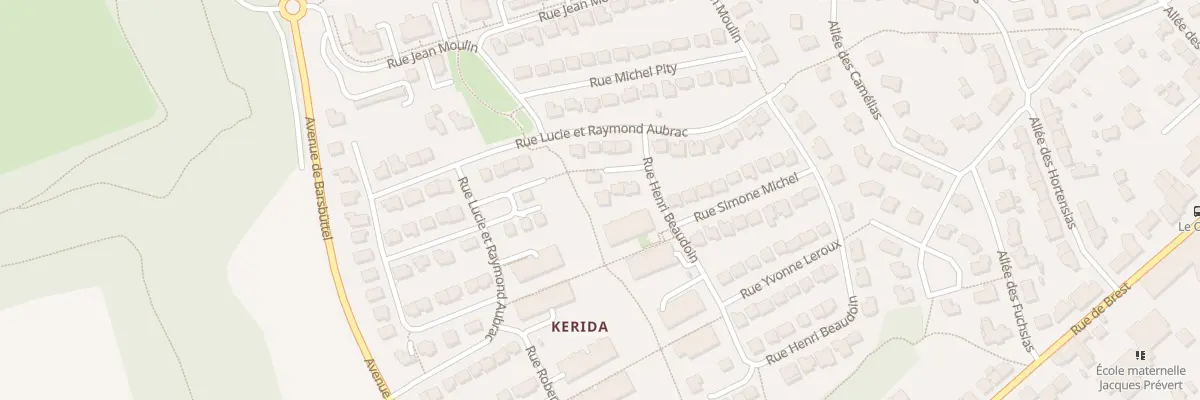 Plan du 39 Rue Henri Beaudoin à Guipavas
