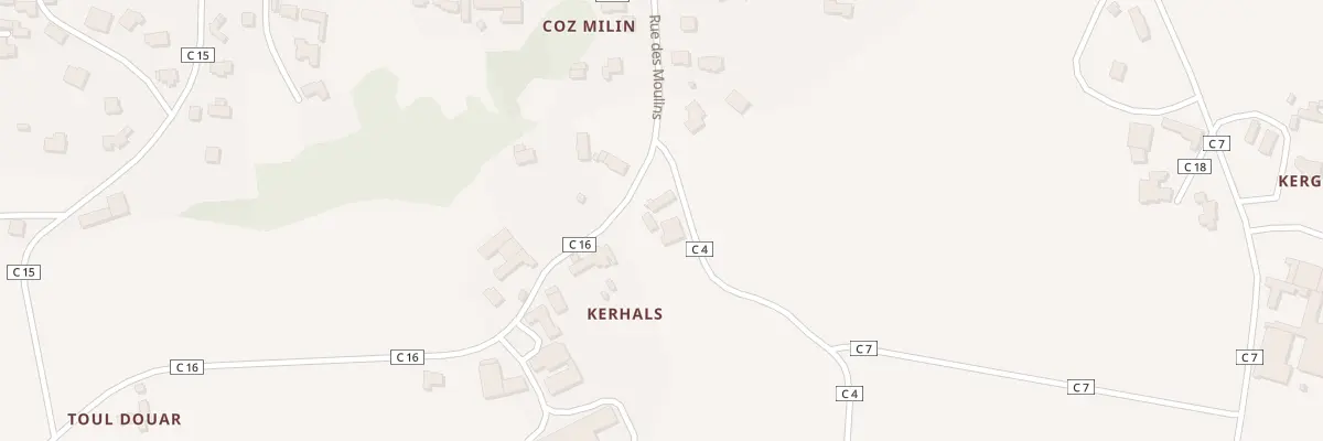 Plan du 141 Kerhals à Kernilis