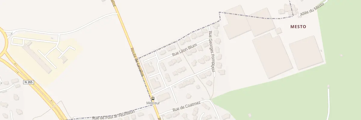 Plan du 115 Rue Léon Blum au Relecq-Kerhuon