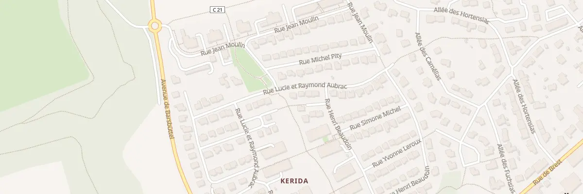 Plan du 31 Rue Henri Beaudoin à Guipavas