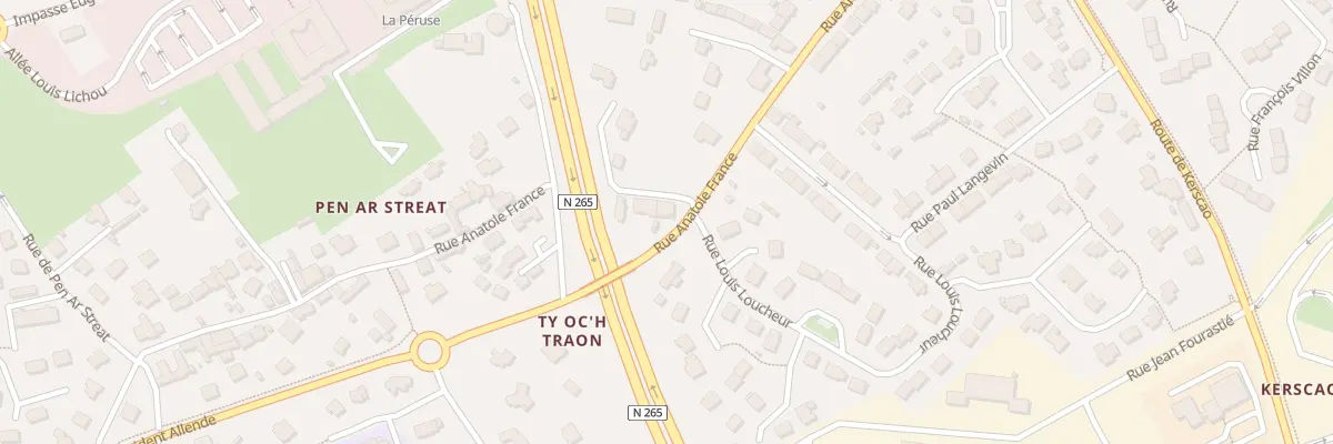 Plan du 38 Rue Anatole France au Relecq-Kerhuon