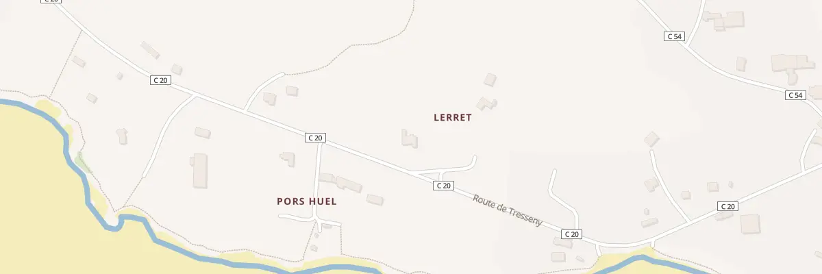 Plan du 555 Rte de Tresseny à Kerlouan