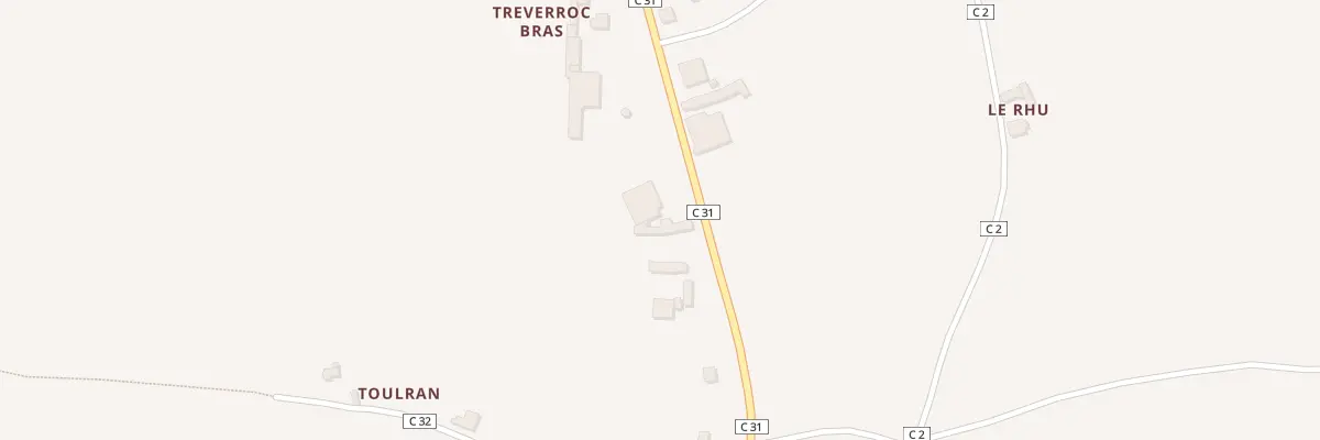 Plan du 55 Treverroc à Kernilis