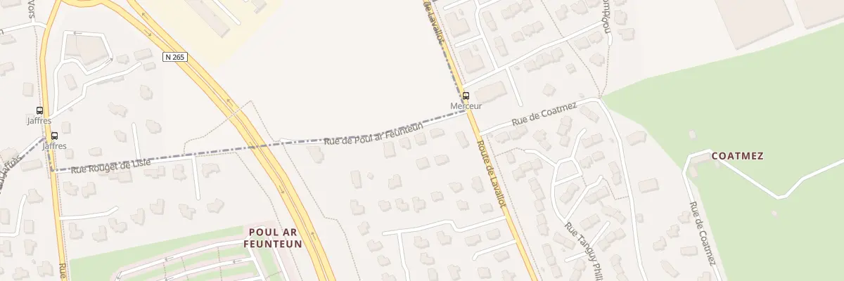 Plan du 3 Rue de Poul ar Feunteun au Relecq-Kerhuon