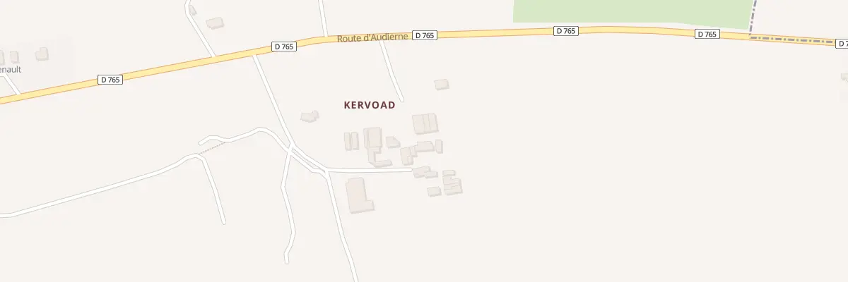 Plan du 177 Kervoad à Confort-Meilars
