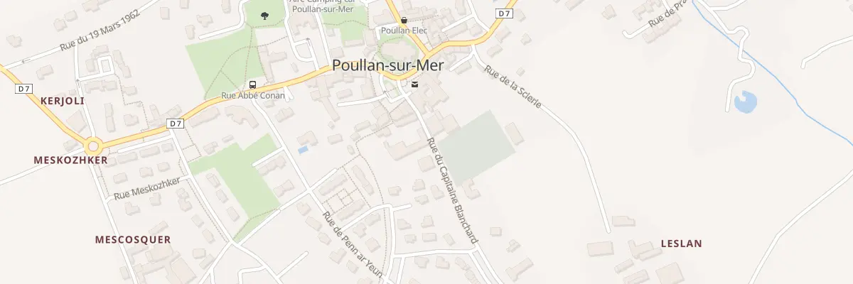 Plan du 4 Rue du Capitaine Blanchard à Poullan-sur-Mer