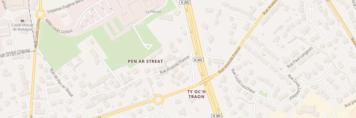 Plan du 37 Rue Anatole France au Relecq-Kerhuon