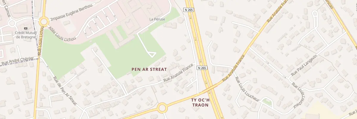 Plan du 39B Rue Anatole France au Relecq-Kerhuon