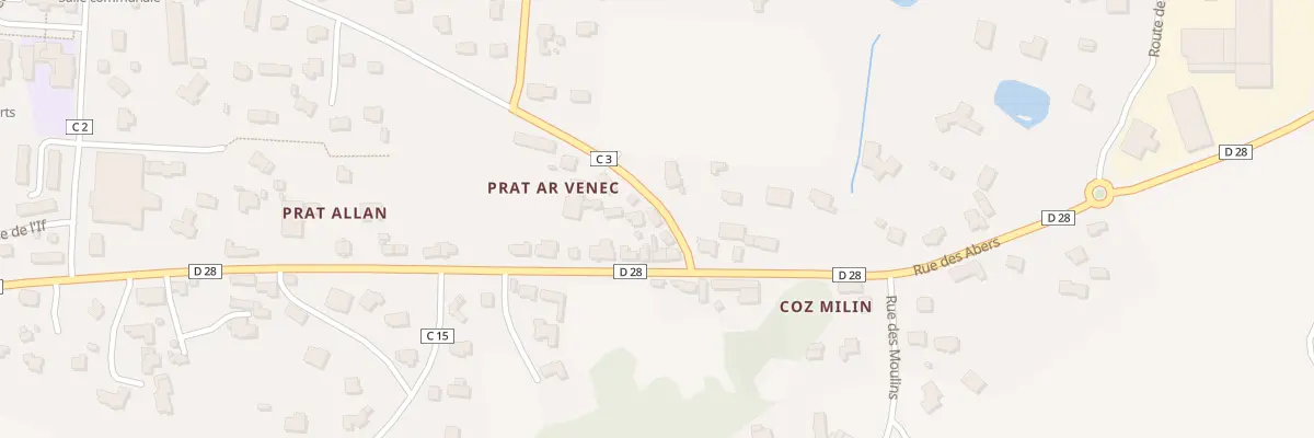 Plan du 25 Rue de la Mairie à Kernilis