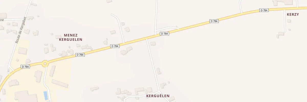 Plan du 493 Kerguelen à Plozévet