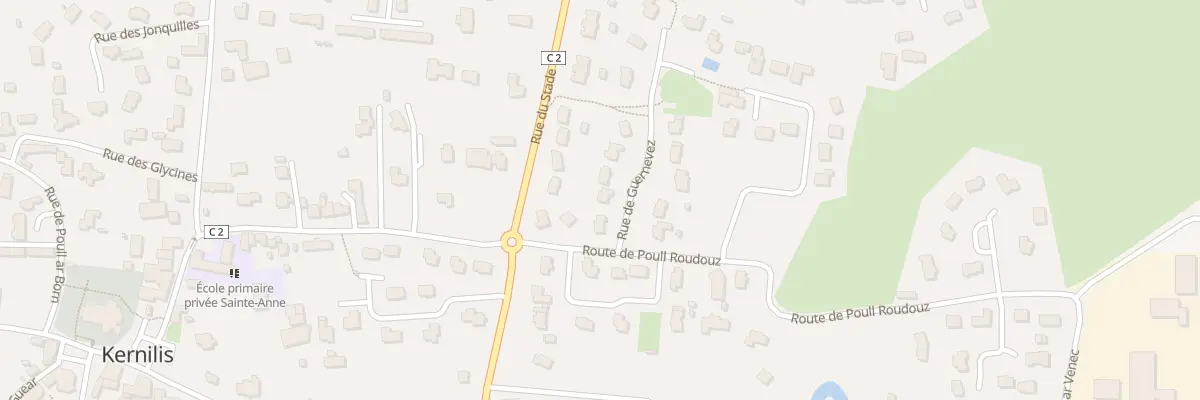 Plan du 5135 Guernevez à Kernilis