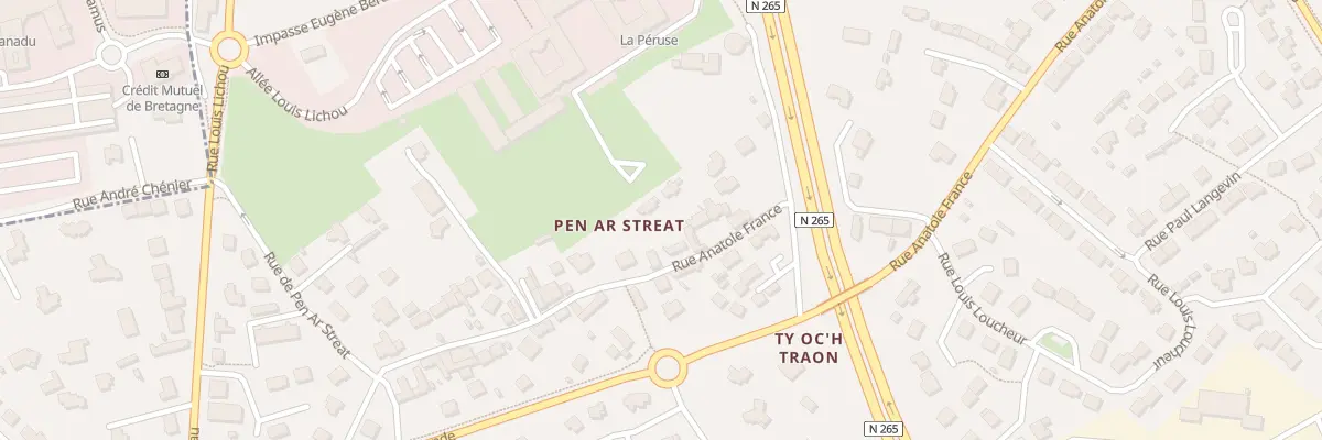 Plan du 29B Rue Anatole France au Relecq-Kerhuon