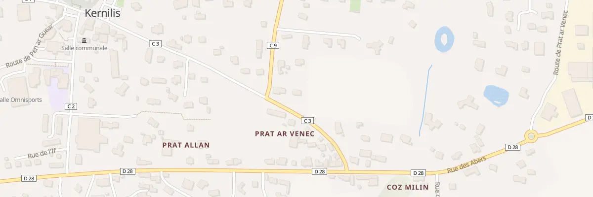 Plan du 20 Rue de la Mairie à Kernilis