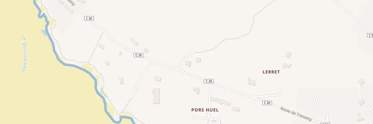 Plan du 746 Rte de Tresseny à Kerlouan