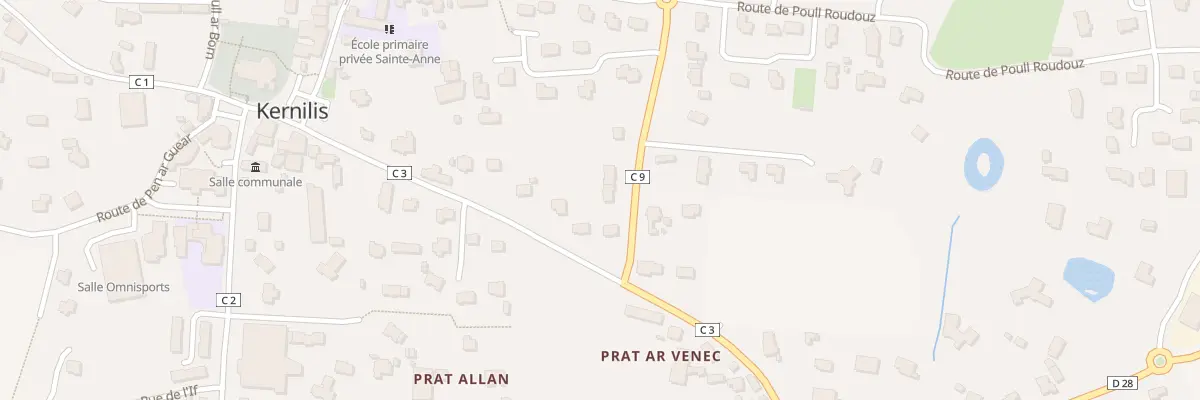 Plan du 4 Rue du Stade à Kernilis