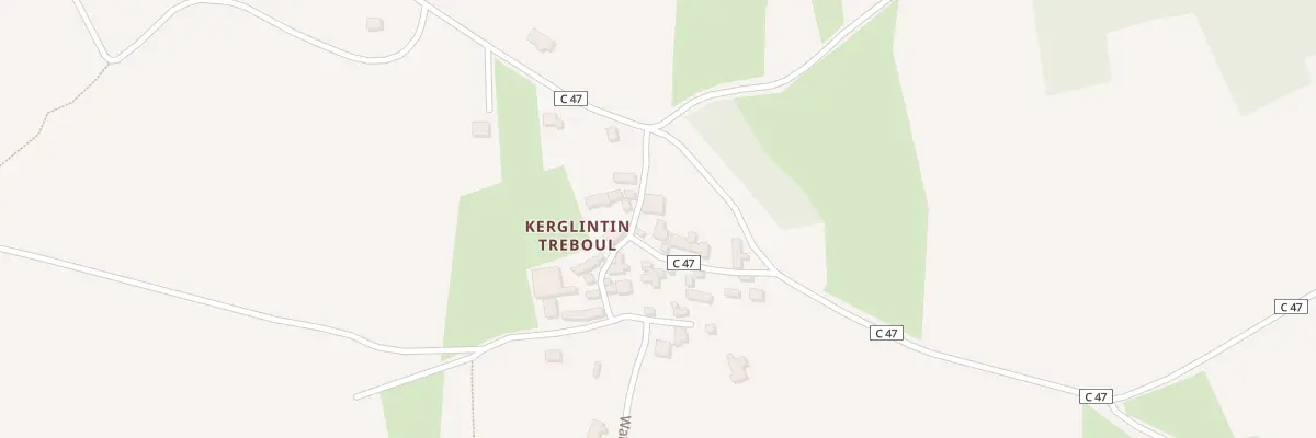 Plan du 9030 Kerglintin Treboul à Crozon