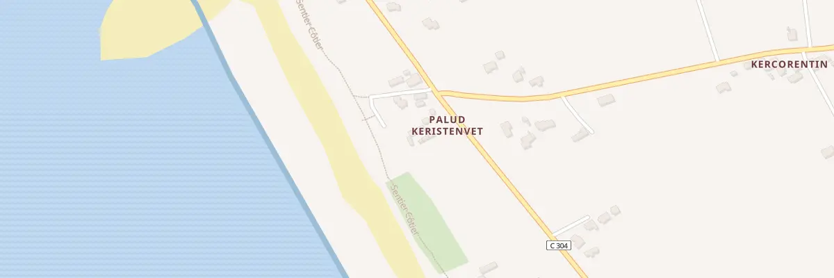 Plan du 775 Palud Keristenvet à Plozévet