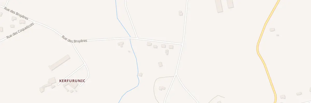 Plan du 46 Rue des Bruyères à Plozévet