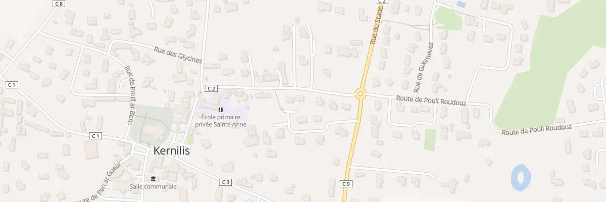 Plan du 11 Rue Le Bonhomme à Kernilis