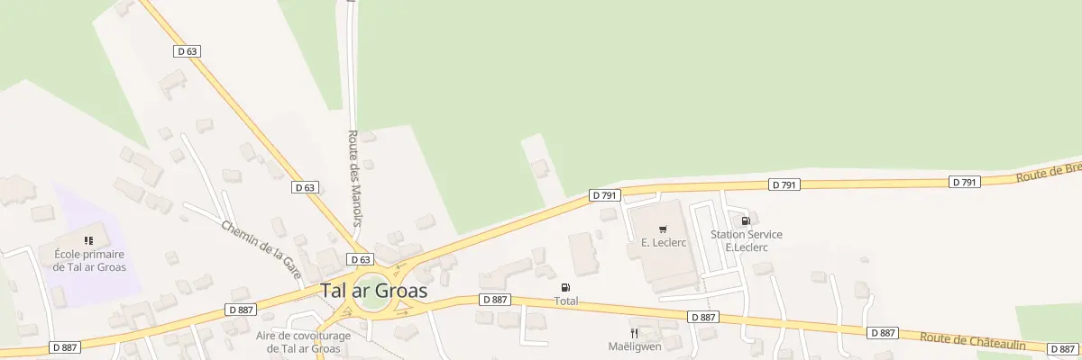 Plan du 13 Rte de Brest à Crozon