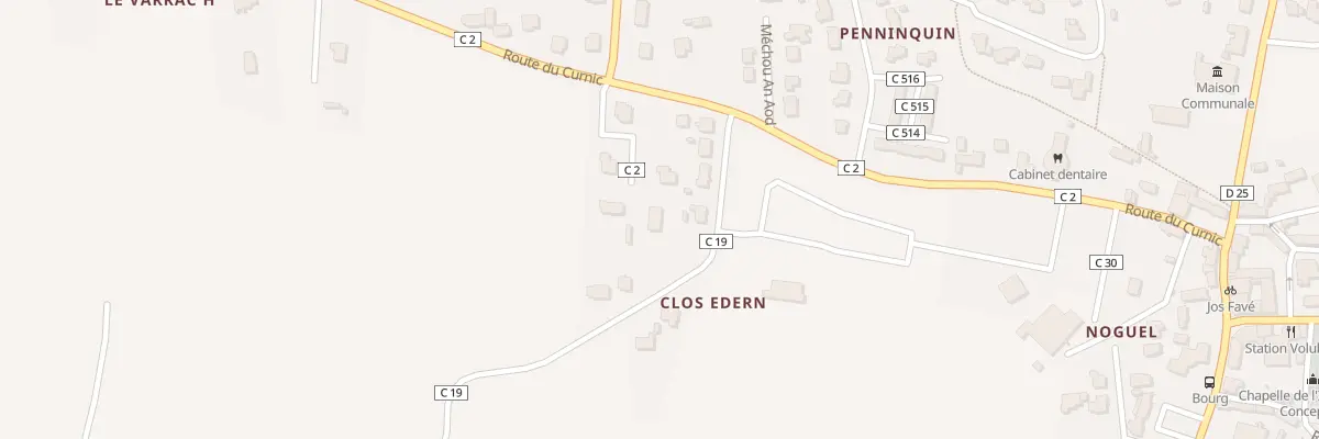 Plan du 31 Rte du Curnic à Guissény