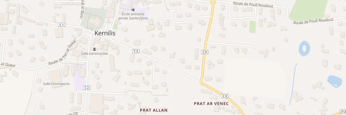 Plan du 12 Rue de la Mairie à Kernilis