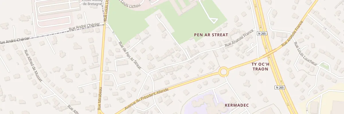Plan du 11 Rue Anatole France au Relecq-Kerhuon
