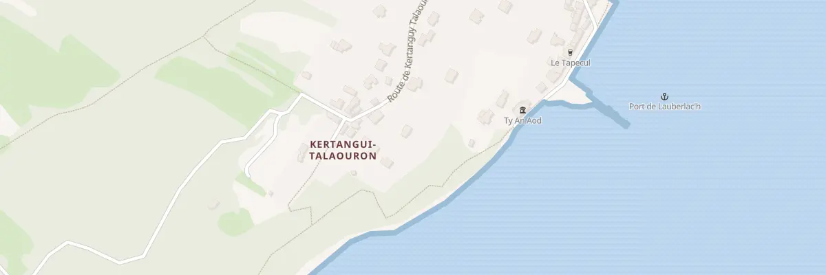 Plan du 226 Rte de Kertanguy Talaouron à Plougastel-Daoulas