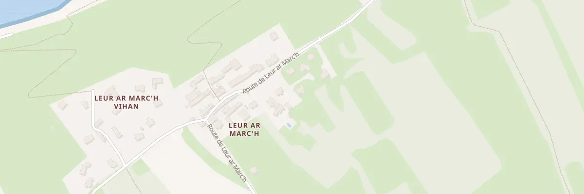 Plan du 128 Rte de Leur ar Marc’h à Plougastel-Daoulas