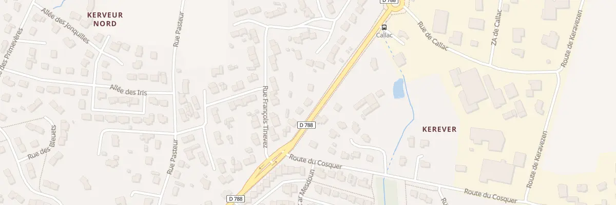 Plan du 88T Rue Maréchal Leclerc à Plabennec