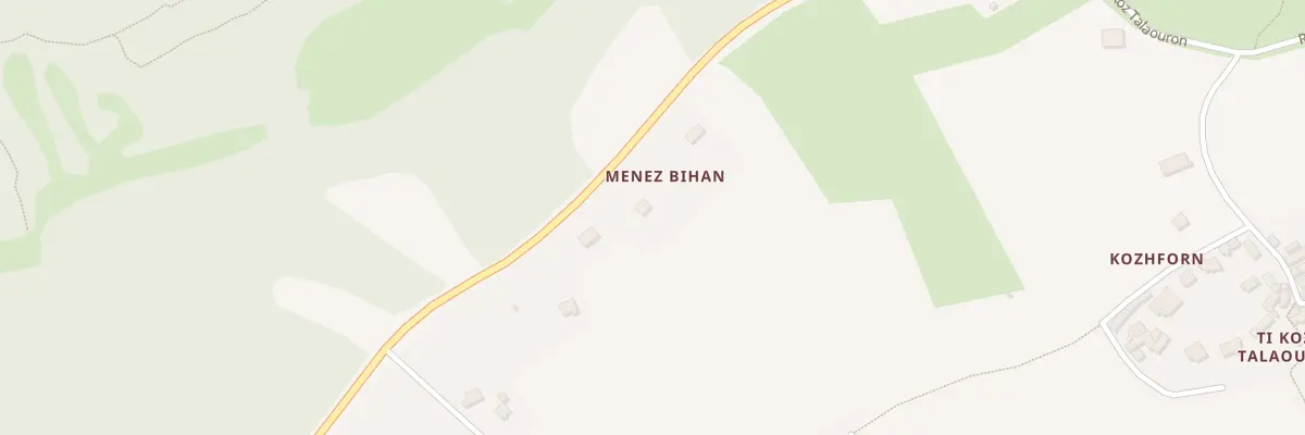 Plan du 530 Rte de Menez Bihan à Plougastel-Daoulas
