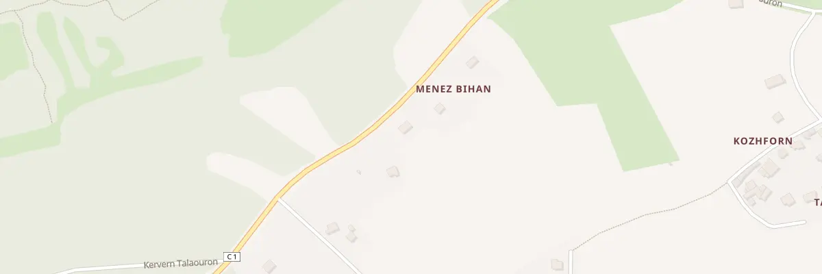 Plan du 570 Rte de Menez Bihan à Plougastel-Daoulas