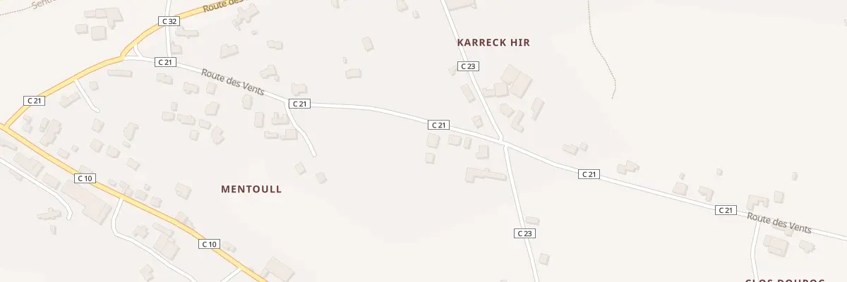 Plan du 1200 Rte des Vents à Kerlouan