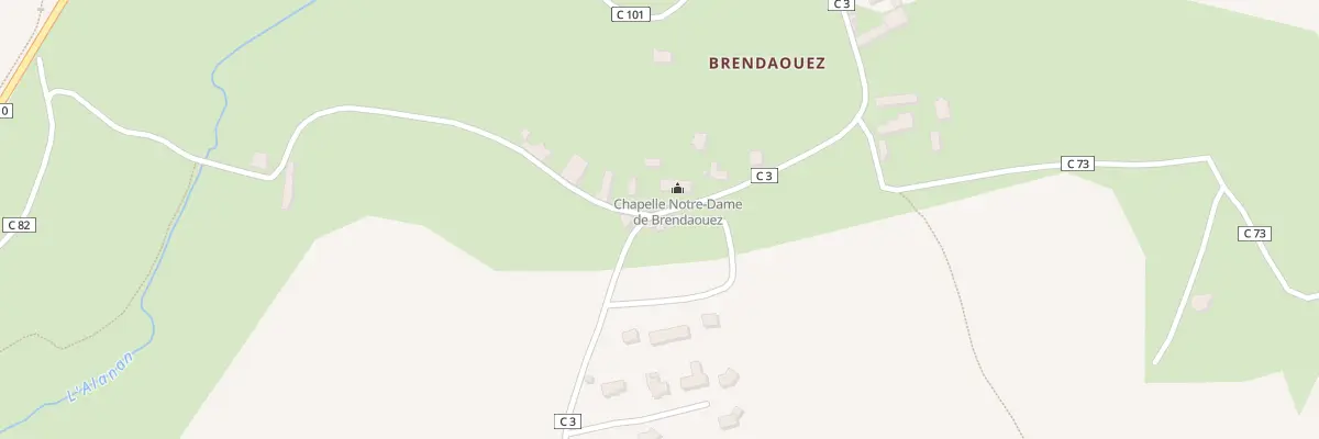 Plan du 177 Brendaouez à Guissény