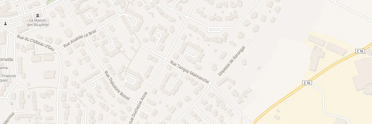 Plan du 38 Rue Tanguy Malmanche à Plabennec