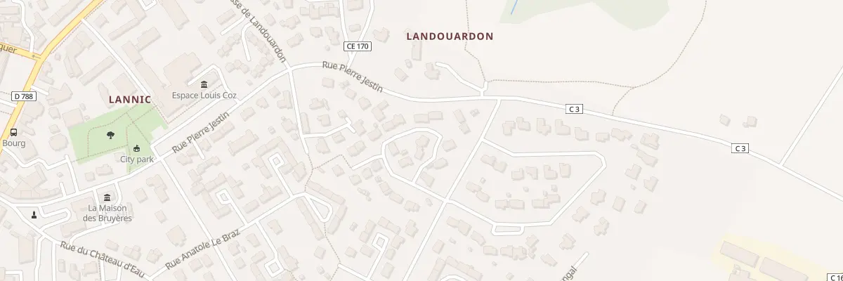 Plan du 6 Rue Leon Chandora à Plabennec