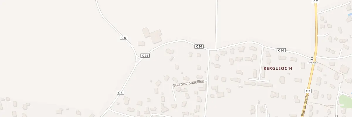 Plan du 12 Rue des Lilas à Kernilis